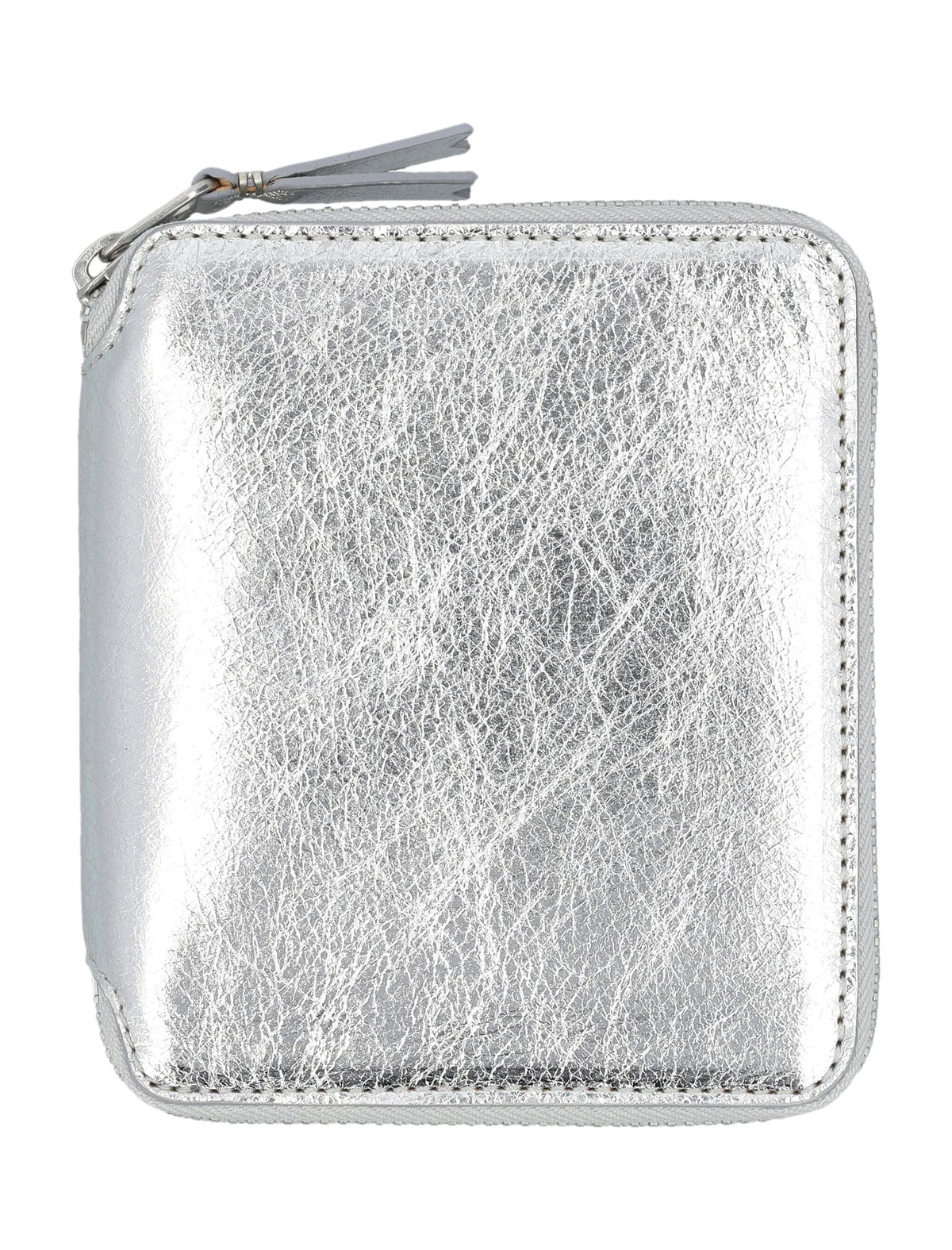 COMME DES GARÇONS WALLET Mini Metallic Zip Around Wallet - Small Leather Goods | Banlieue91