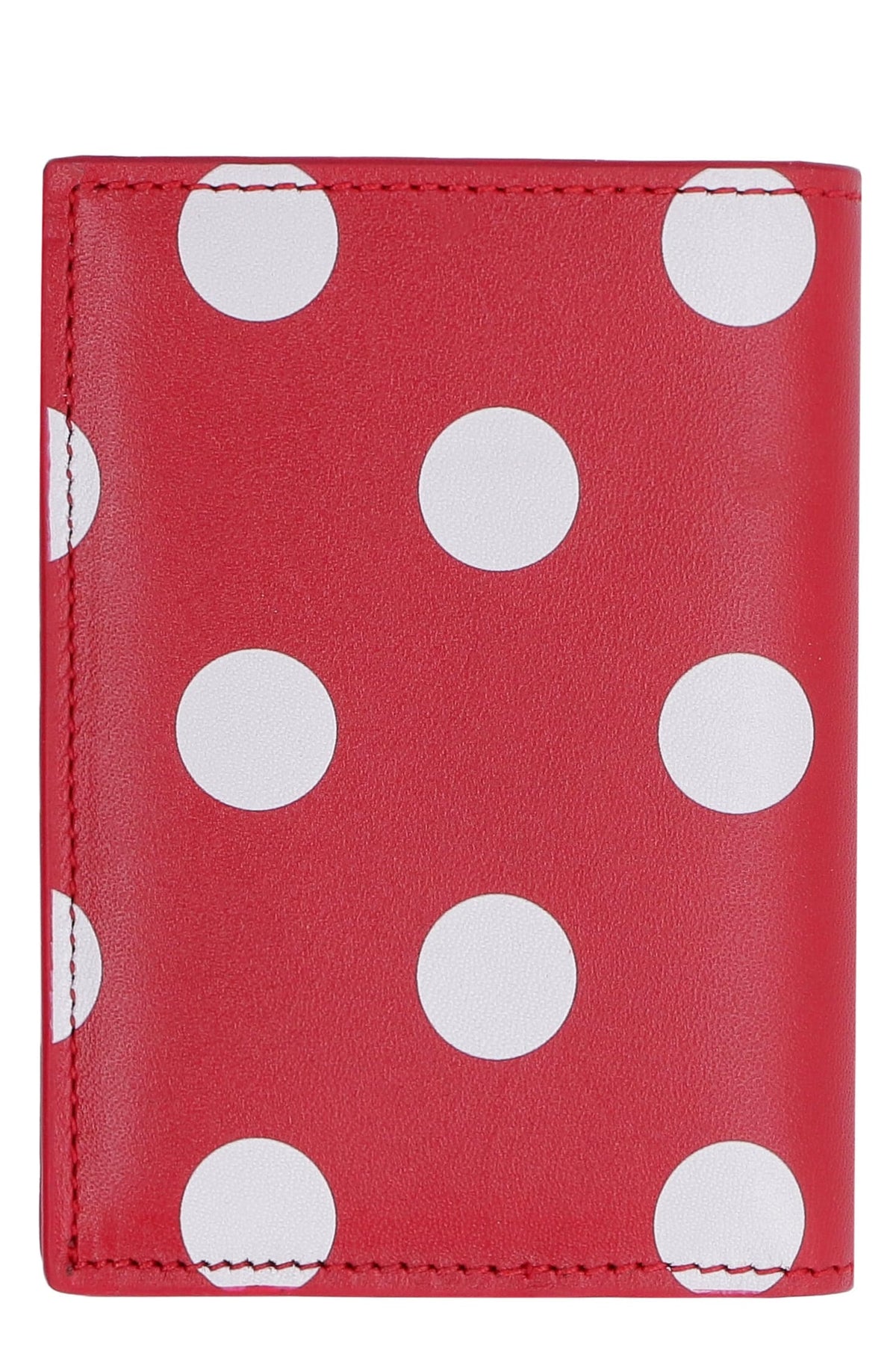 COMME DES GARÇONS WALLET Mini Polka-Dot Leather Wallet | Banlieue91
