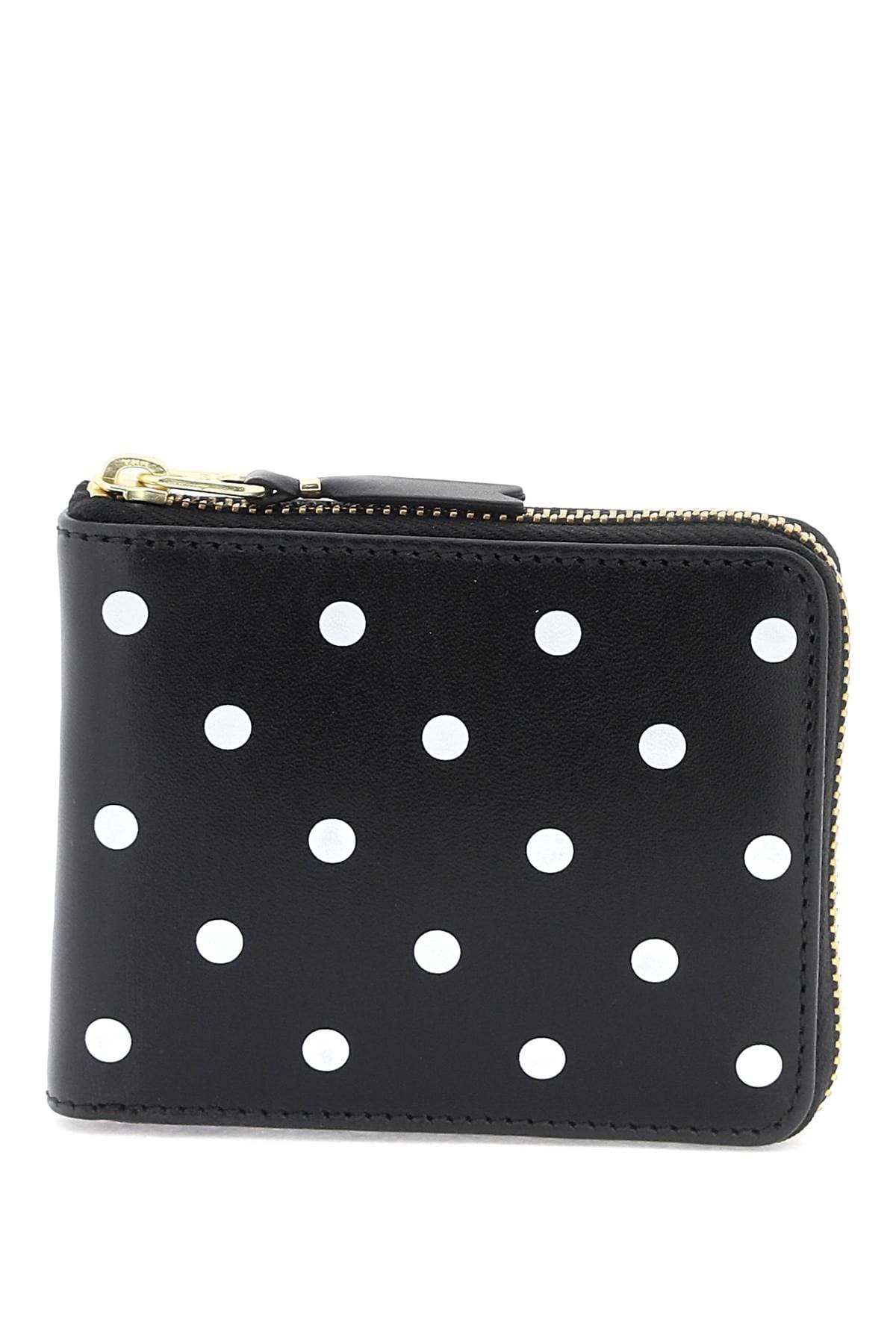COMME DES GARÇONS WALLET Polka-Dot Leather Wallet - 11 cm x 8.5 cm | Banlieue91