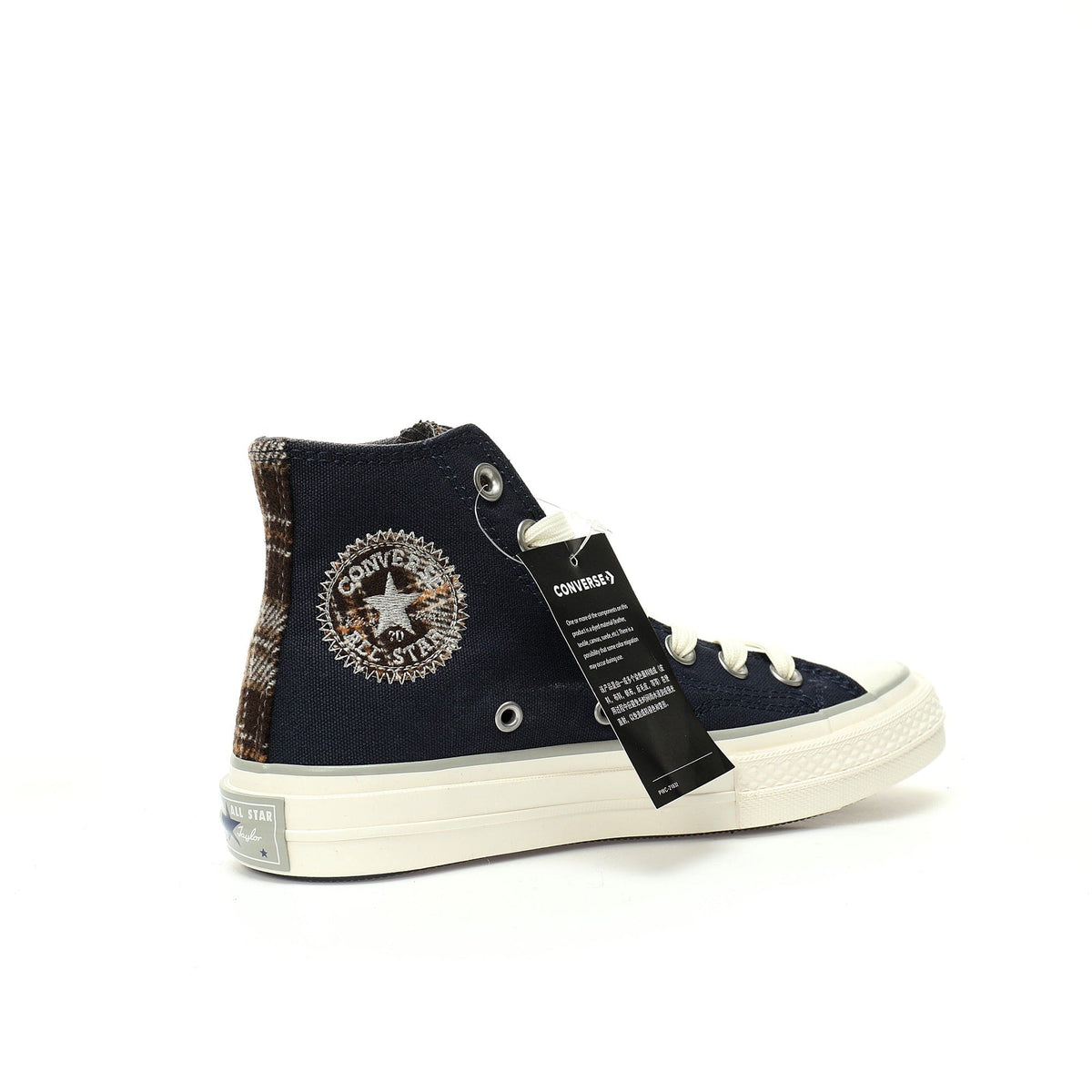 Converse Chuck Taylor All Star 1970 High "Canvas Plaid/ Obsidia" | Banlieue91