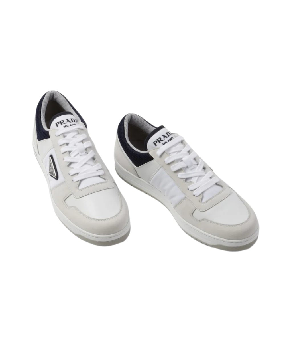 Prada Downtown Re-Nylon sneakers 'White/Beige/Black' - Banlieue91