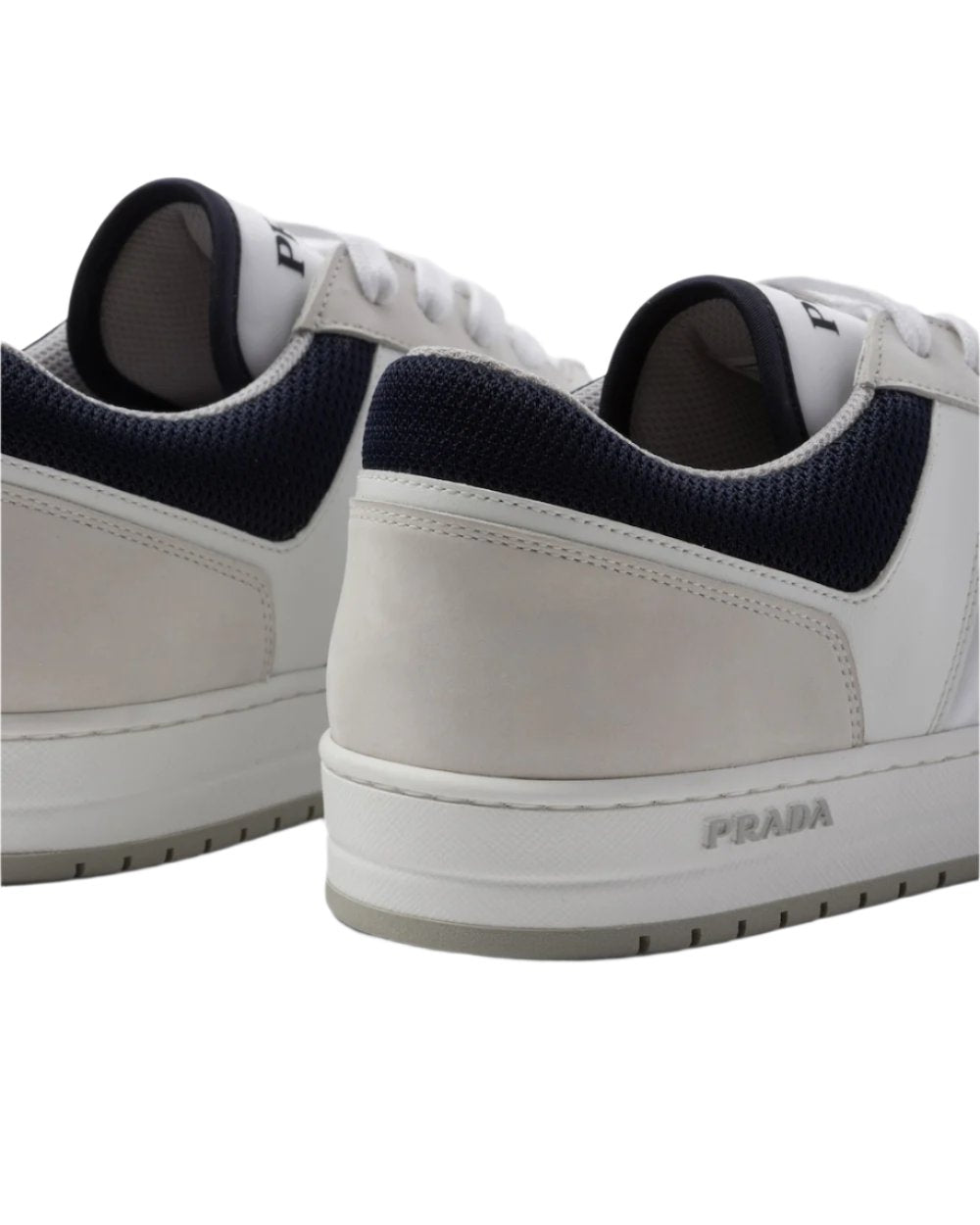 Prada Downtown Re-Nylon sneakers 'White/Beige/Black' - Banlieue91