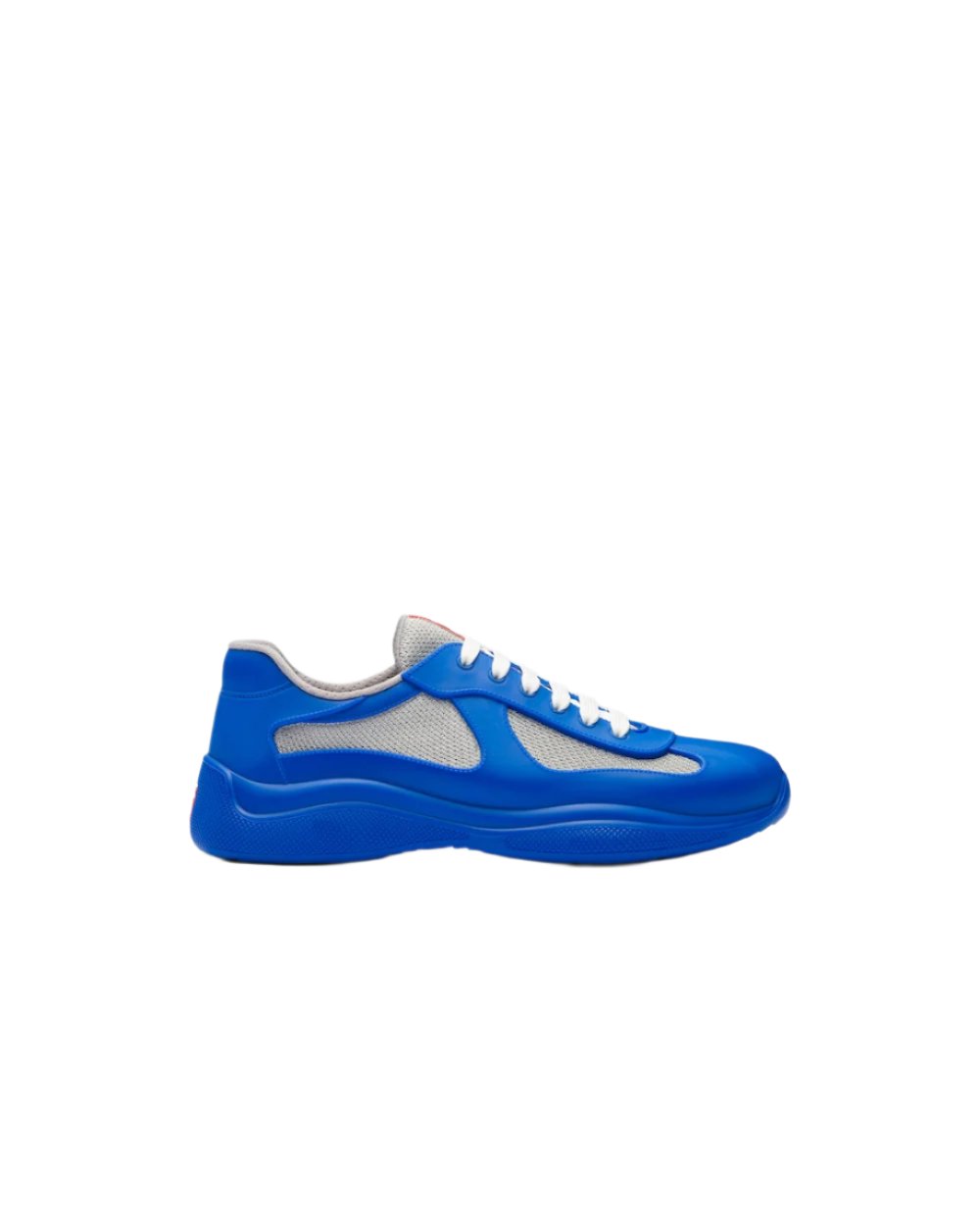 Prada America's Cup Soft rubber and bike fabric sneakers 'Blue' - Banlieue91