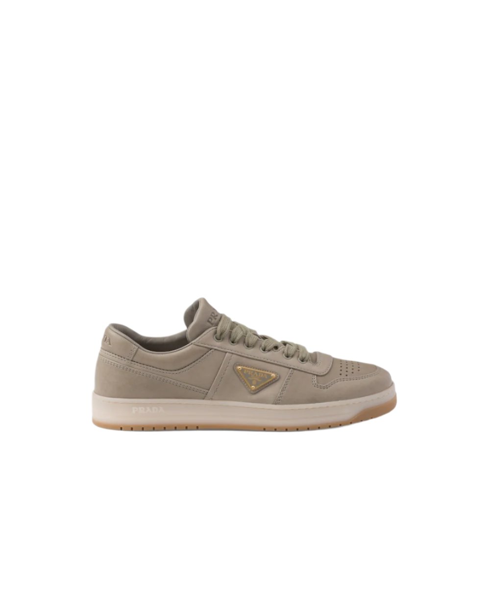 Prada Downtown nappa leather sneakers 'Grey' - Banlieue91