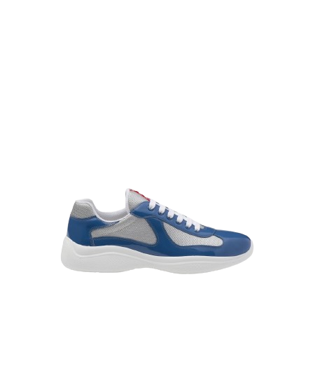 Patent Leather and Technical Fabric Prada America's Cup sneakers