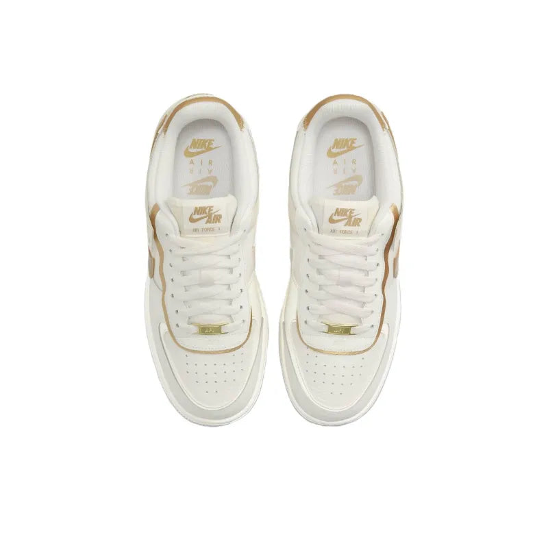 Nike Air Force 1 Shadow 'Sail Metallic Gold'