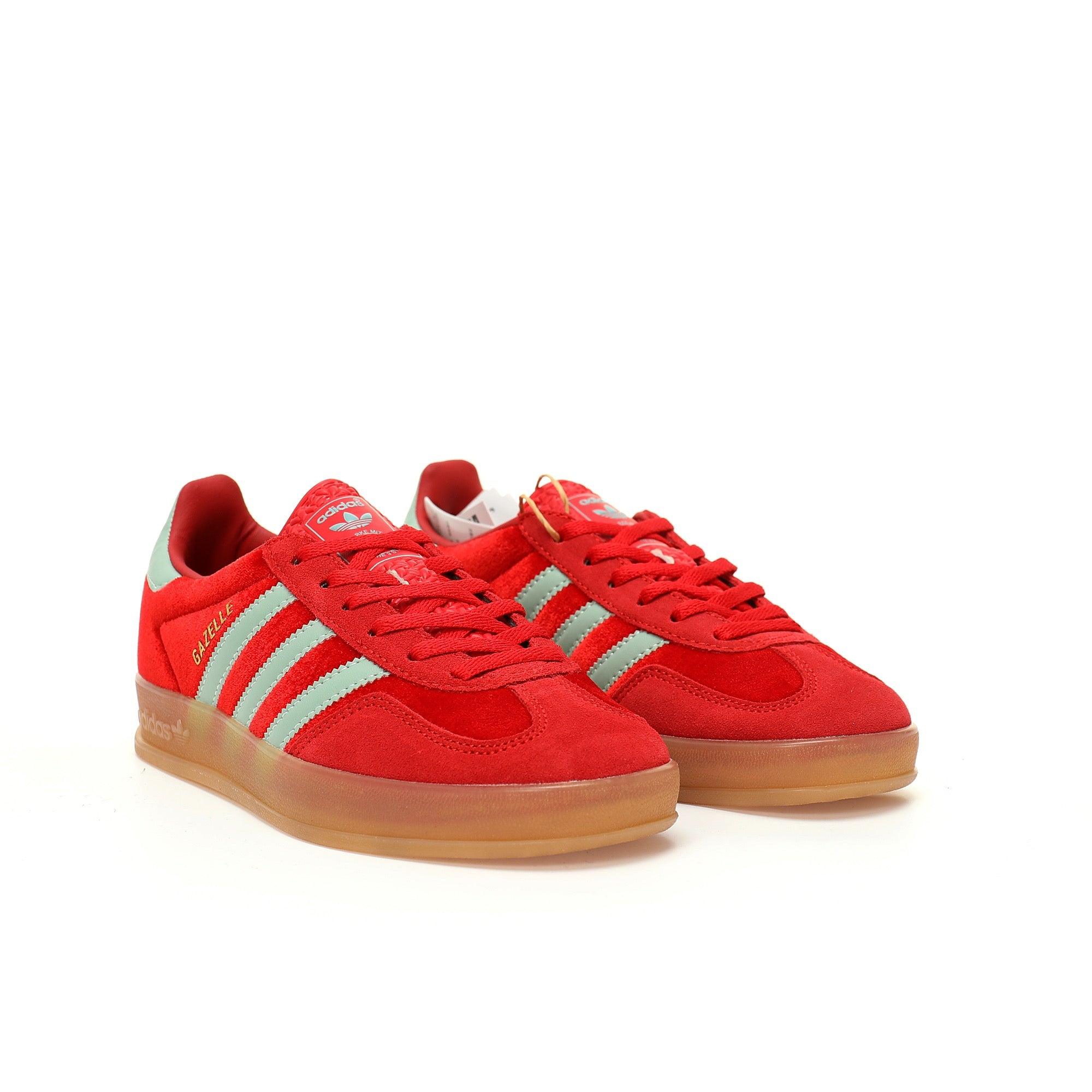 Adidas Originals Gazelle Indoor 'Better Scarlet Green Velvet' - Banlieue91 -