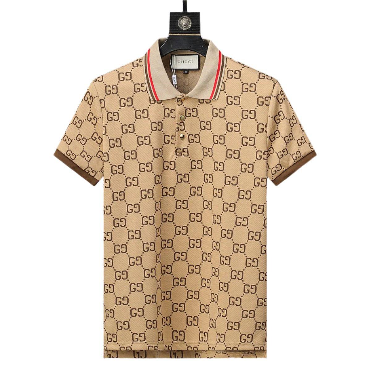 Gucci Brown T-shirt with a collar - Banlieue91