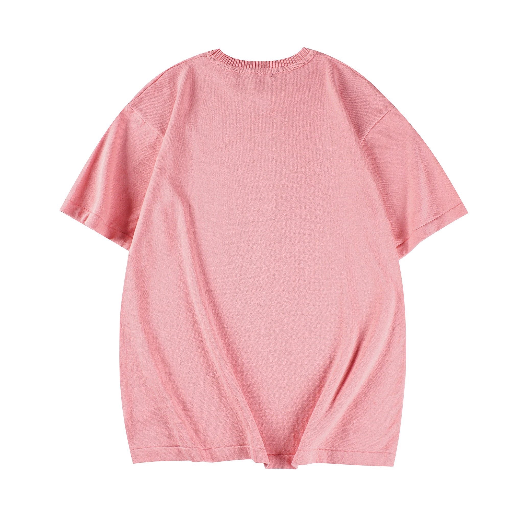 Louis Vuitton T-Shirt Without Collar 'Pink' - Banlieue91