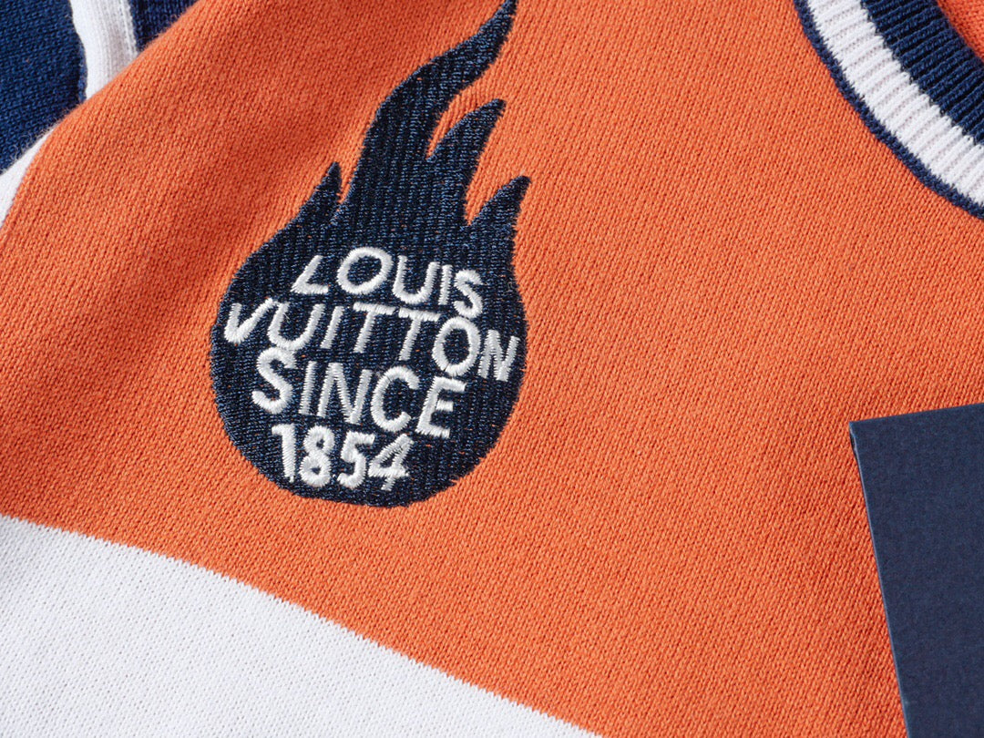 Louis Vuitton T-Shirt Without Collar 'Orange' - Banlieue91