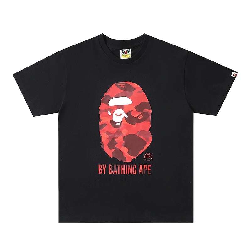 Bathing Ape Black T-Shirt without Collar - Banlieue91