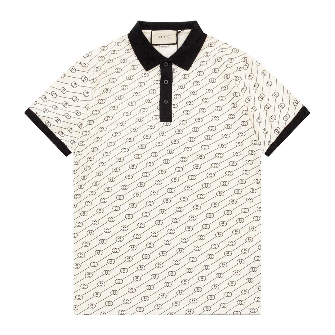 Gucci Light Beige T-shirt with a collar - Banlieue91