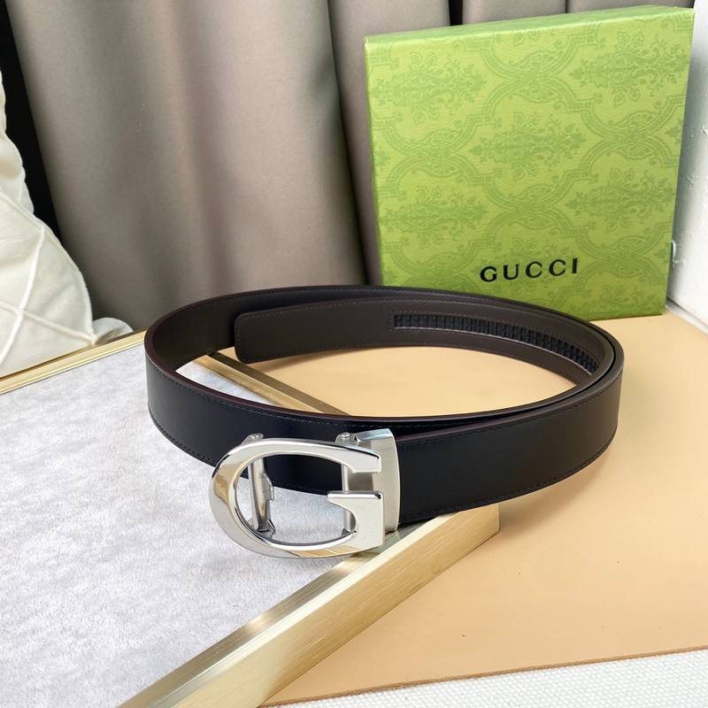 GUCCI Embellished coated-canvas and leather belt 'Black' - Banlieue91