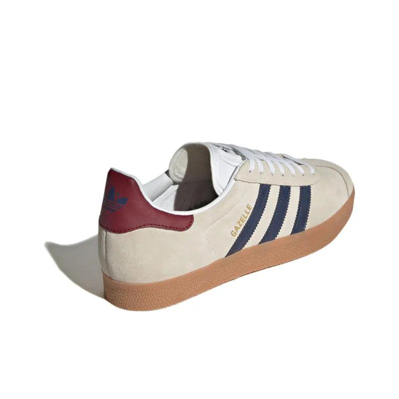 Adidas Originals Gazelle Indoor 'Beige Dark Blue Collegiate Burgundy' - Banlieue91 -