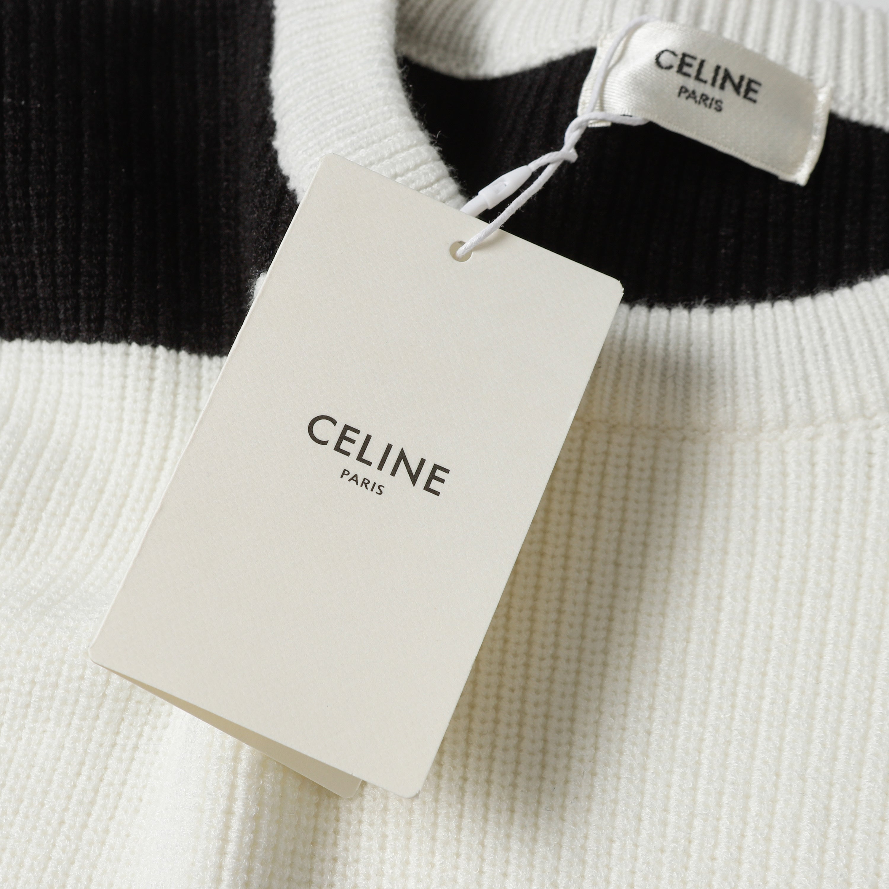 CELINE Large Silhouette Striped Sweater - Banlieue91 -