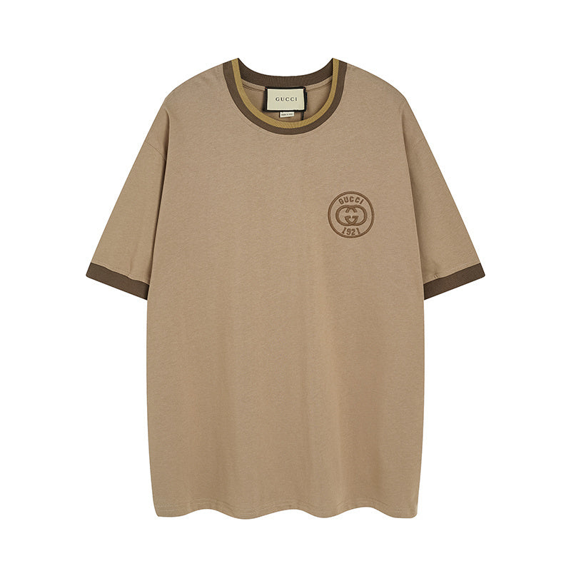 Gucci T-Shirt Without Collar 'Black' showcasing luxury and minimalism, crafted from premium cotton with a relaxed fit, perfect for everyday style.