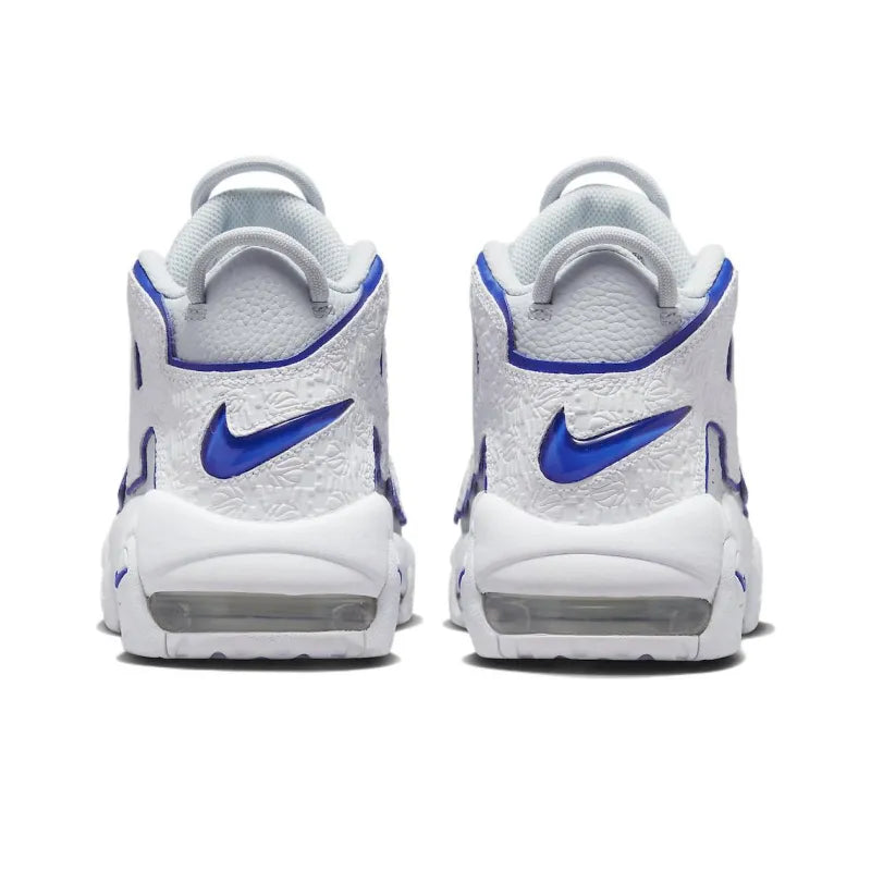 Nike Air More Uptempo Embossed White Royal Blue - Banlieue91 -