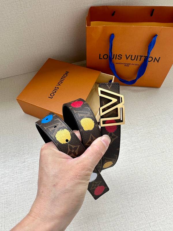 Louis Vuitton Woman Belt 'Brown' - Banlieue91