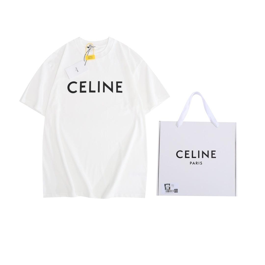 CELINE Paris Loose T-Shirt in Cotton Jersey - Banlieue91 -