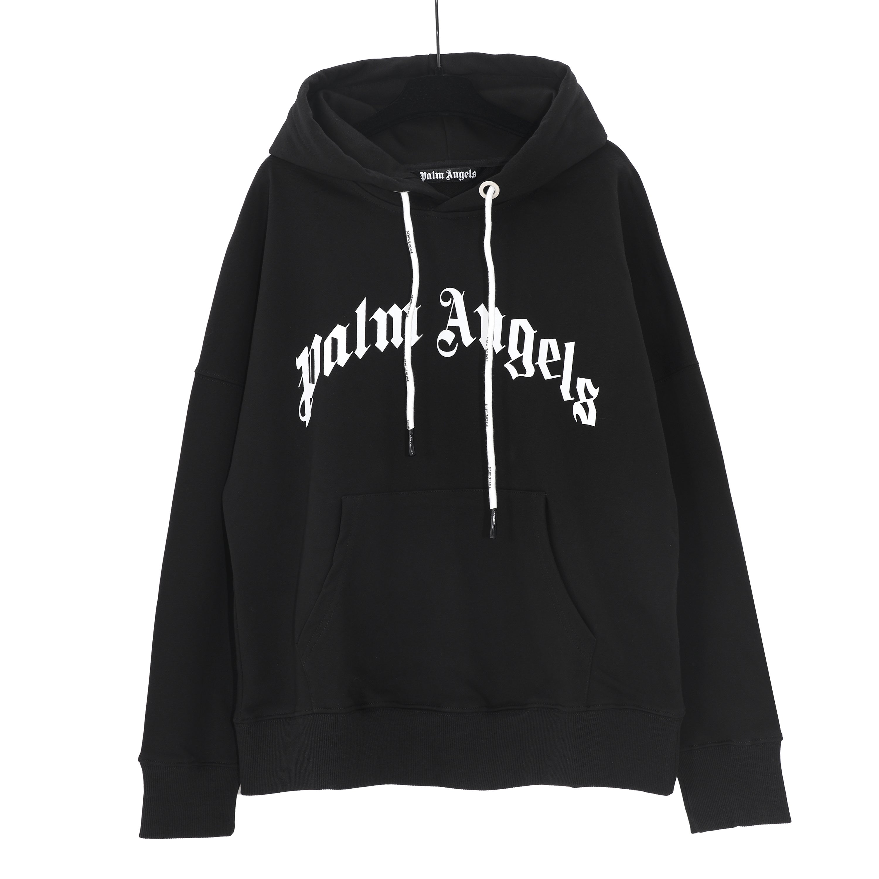 Palm Angels Logo-Print Sweatshirt Black/White - Banlieue91 -
