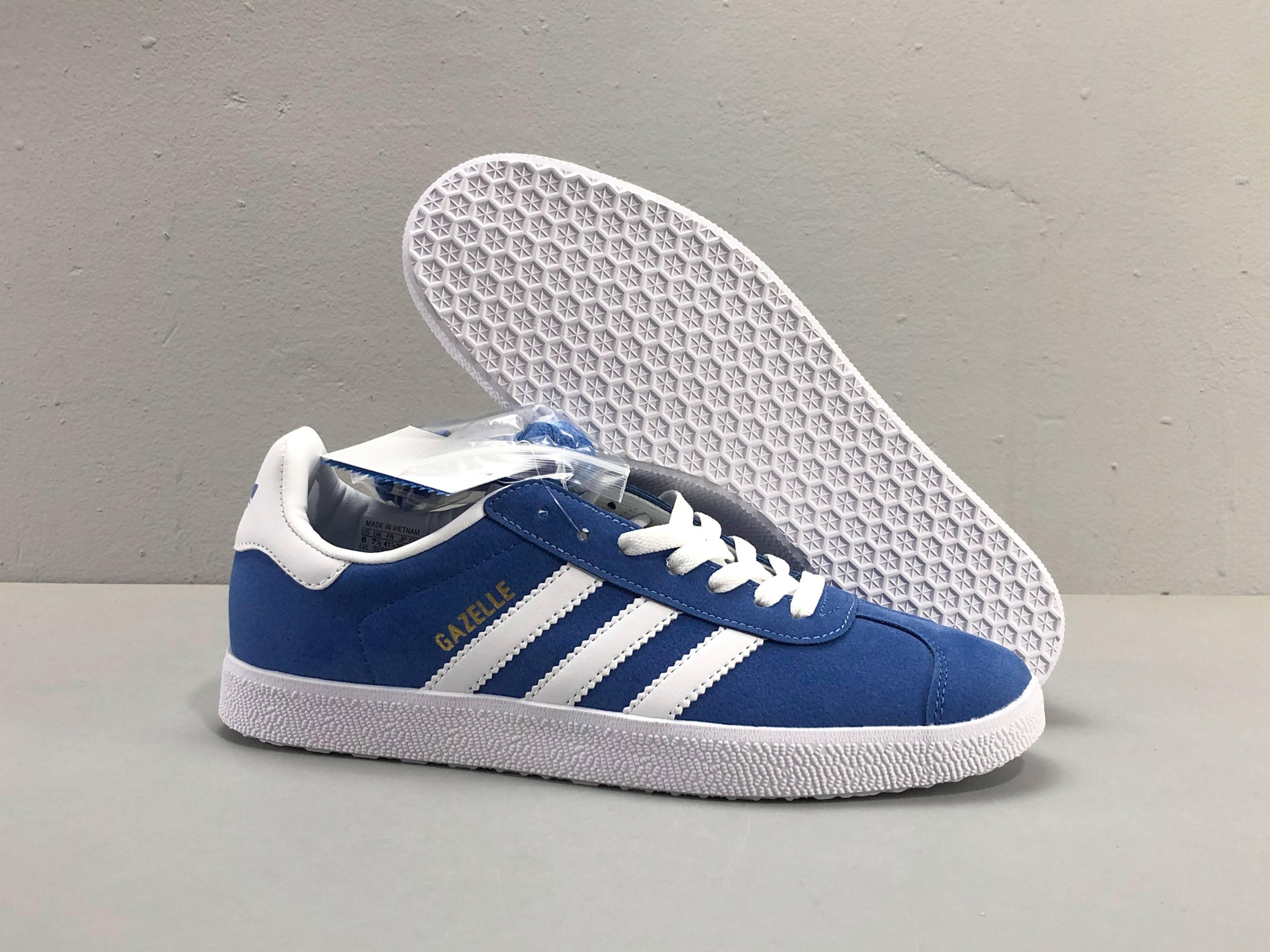 Adidas Originals Gazelle Indoor 'Blue Cloud White Gold Metallic' - Banlieue91