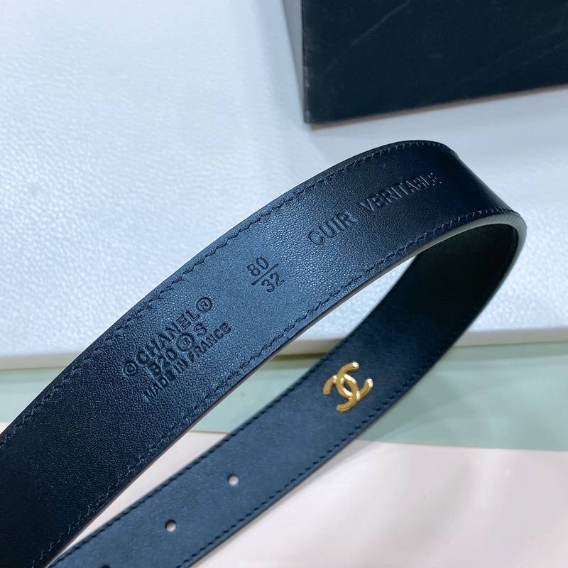 Chanel Women Logo Banding Belt 'Black' - Banlieue91