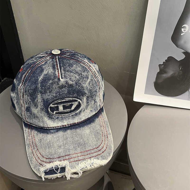 DIESEL Aged Effect Baseball Cap with Adjustable Closure | Banlieue91