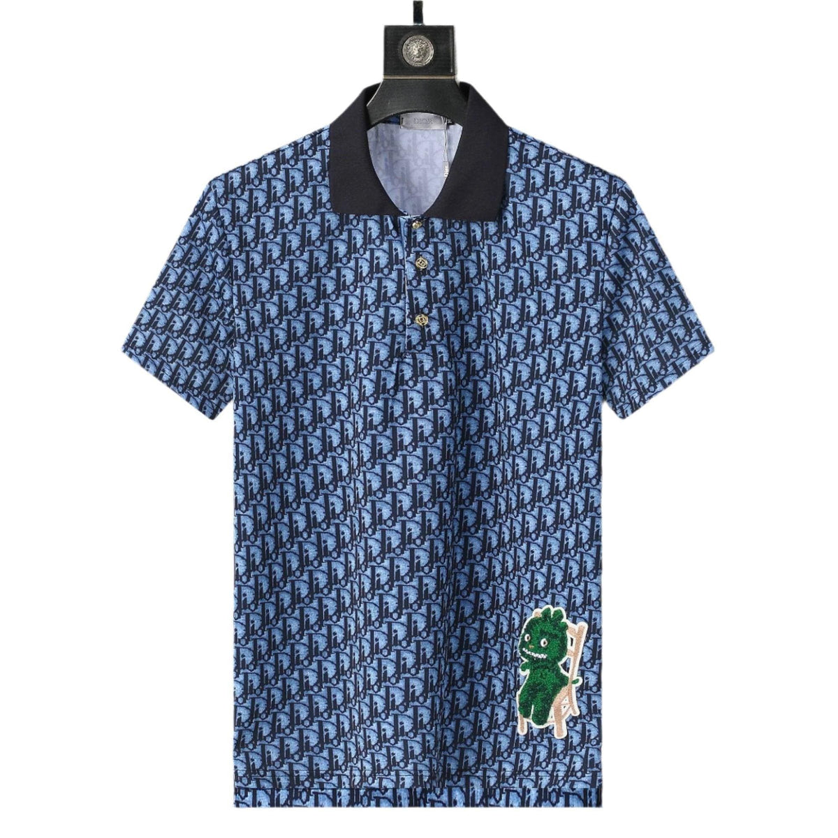 Dior Blue T-Shirt With Collar | Banlieue91