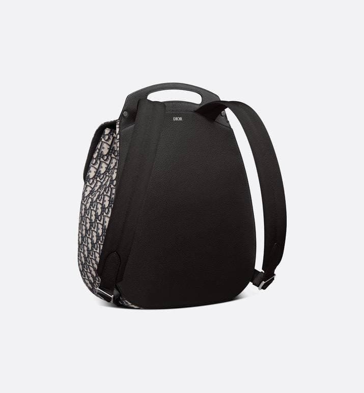 Dior Gallop Sling Bag Black Grained Calfskin | Banlieue91
