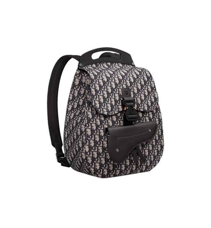 Dior Gallop Sling Bag Black Grained Calfskin | Banlieue91