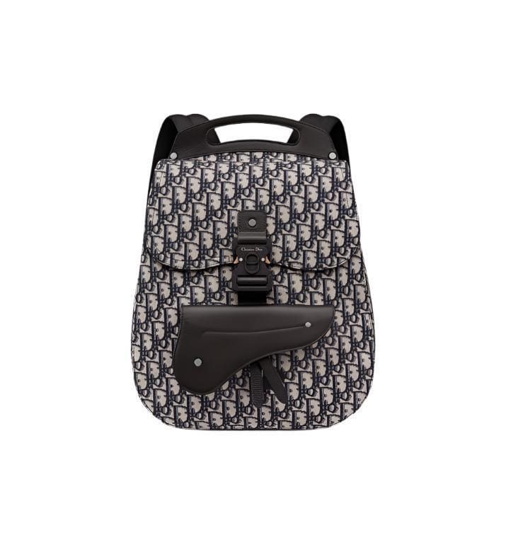 Dior Gallop Sling Bag Black Grained Calfskin | Banlieue91