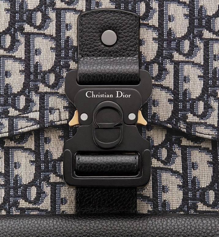 Dior Gallop Sling Bag Black Grained Calfskin | Banlieue91