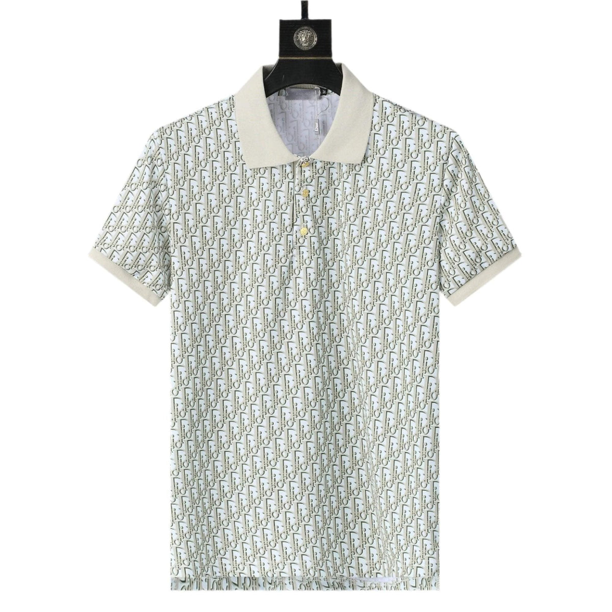 Dior Geometric Green T-Shirt With Collar | Banlieue91