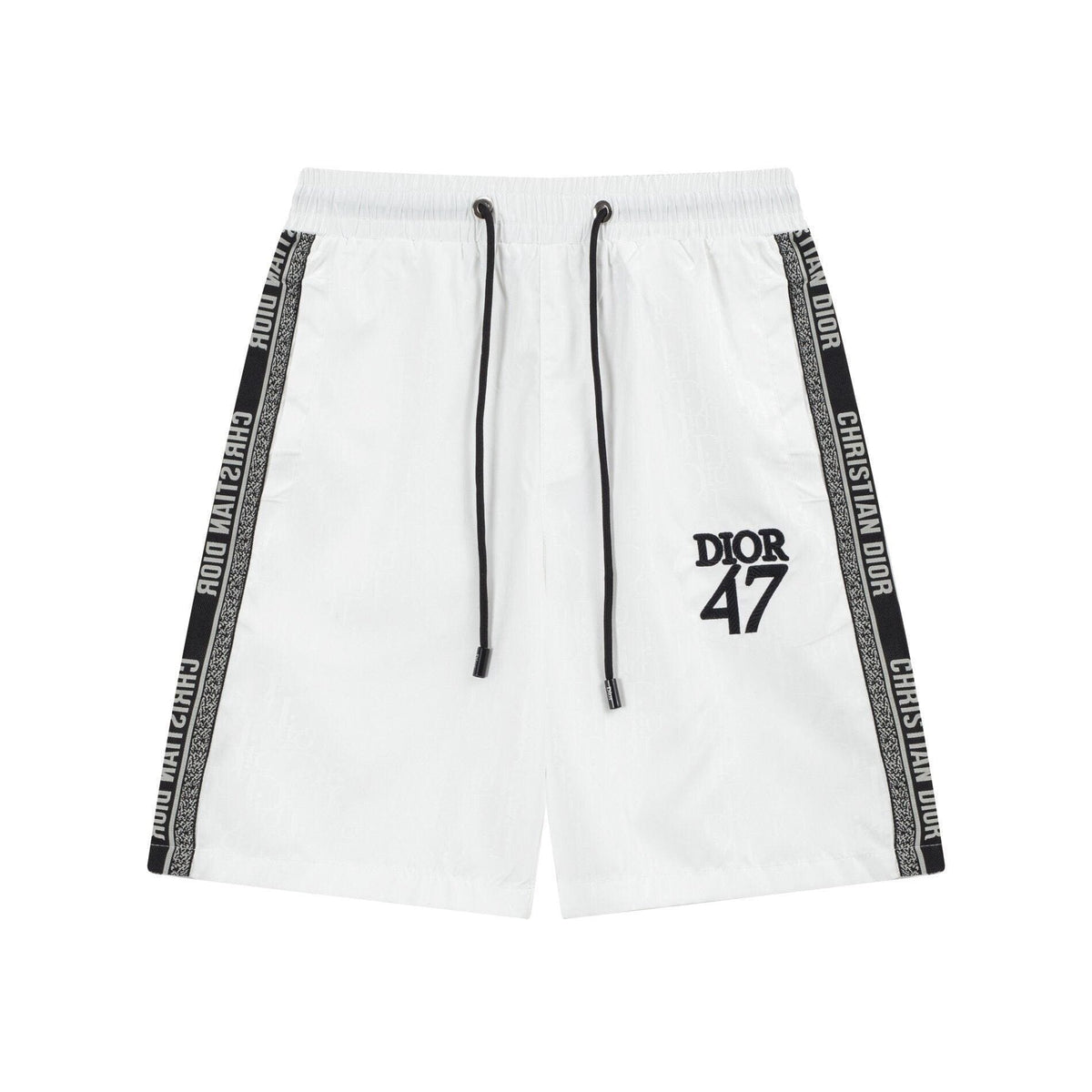 Dior Knit Basketball Shorts 'White/Black' | Banlieue91