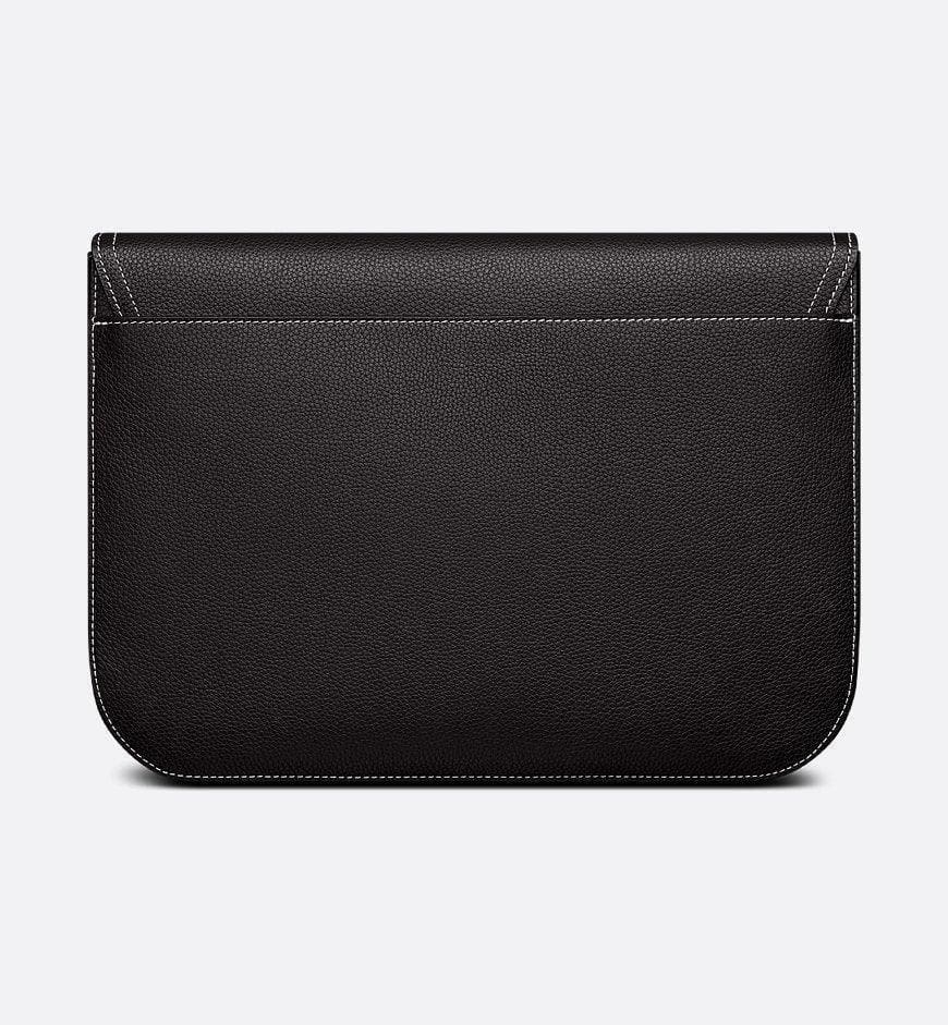 Dior Saddle A4 Pouch Black Grained Calfskin | Banlieue91