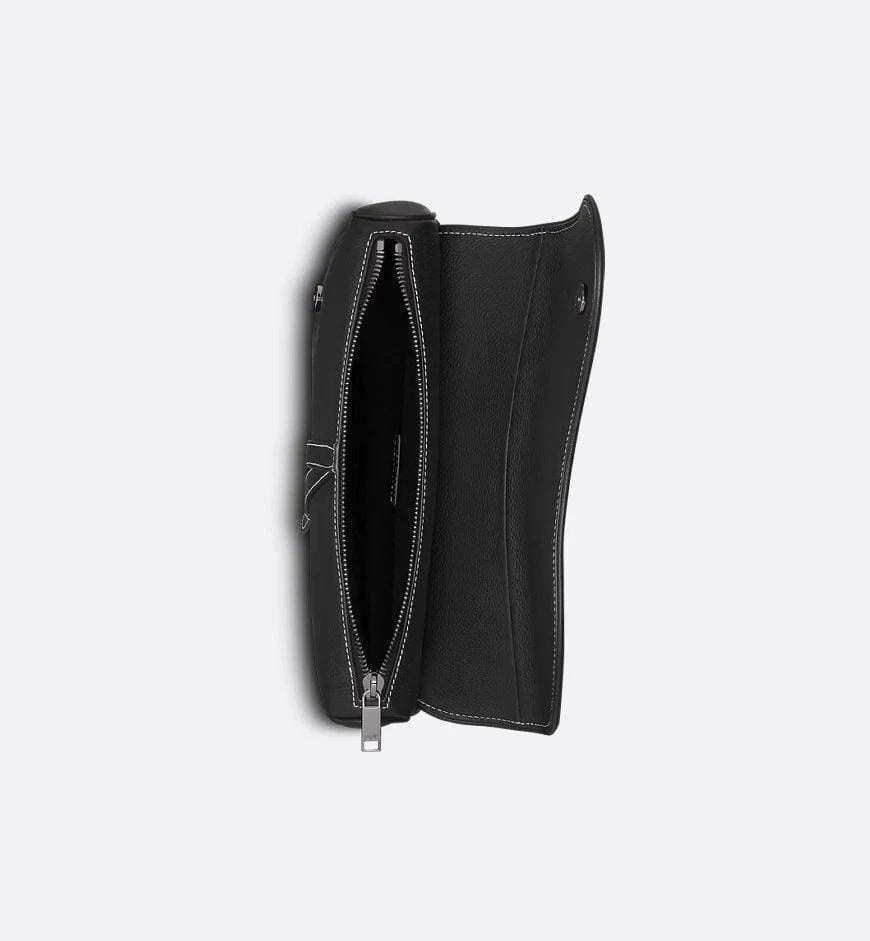 Dior Saddle Bag Black Grained Calfskin | Banlieue91
