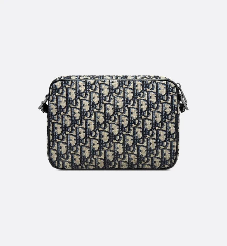Dior Saddle Triple Pouch Black Dior Oblique Jacquard | Banlieue91