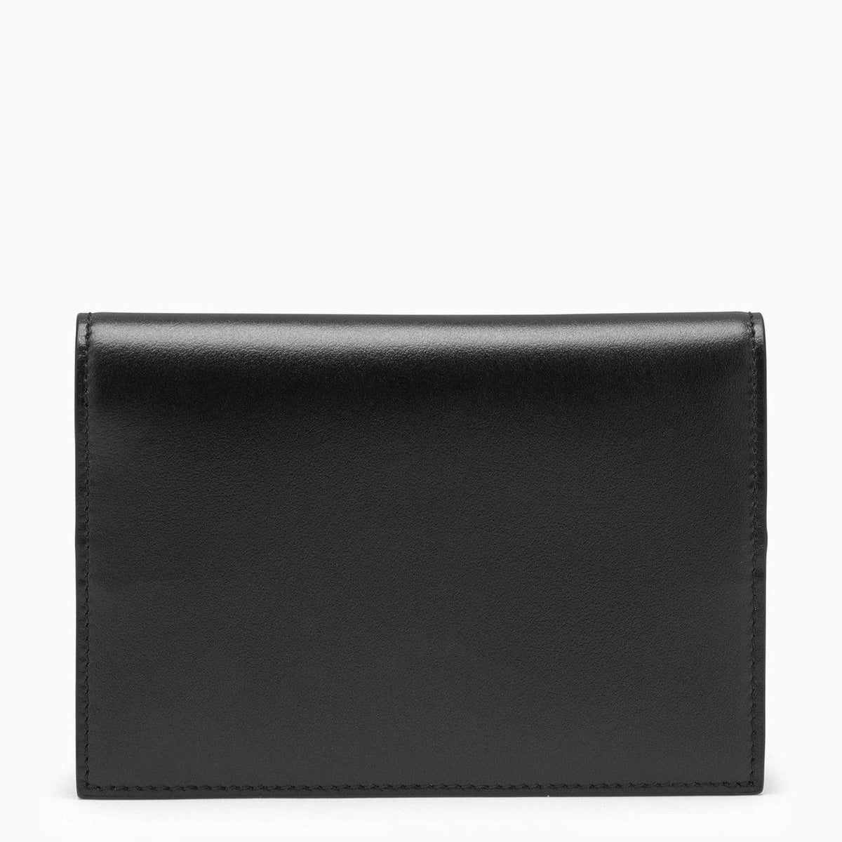 Dolce&Gabbana Black Calfskin Passport Holder With Logo | Banlieue91