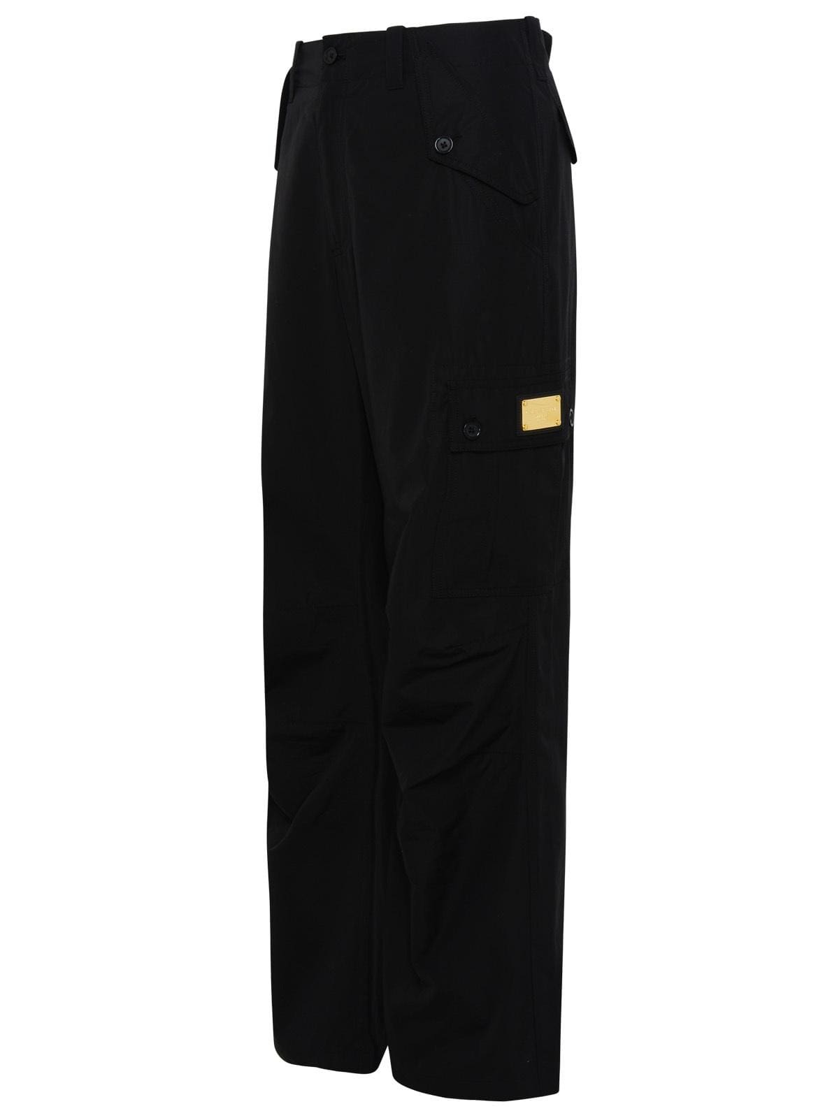 Dolce & Gabbana Black Cotton 'Cargo' Pants | Banlieue91