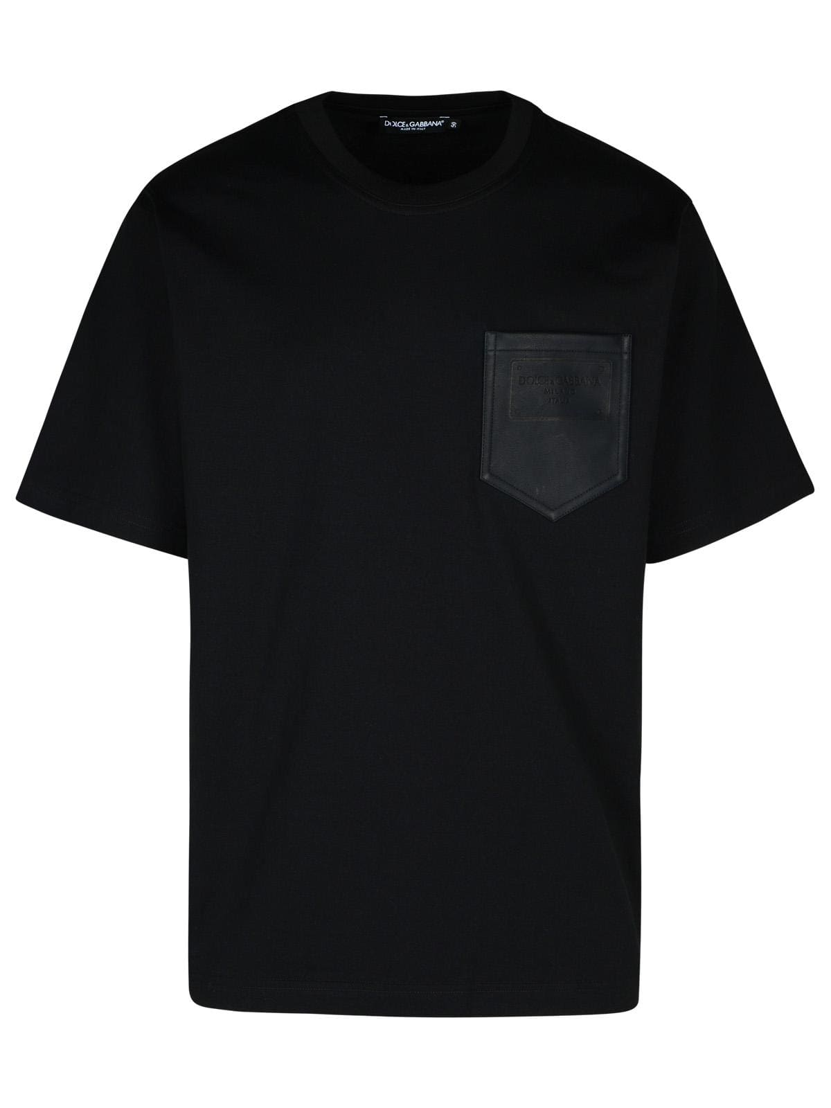 Dolce & Gabbana Black Cotton T Shirt | Banlieue91
