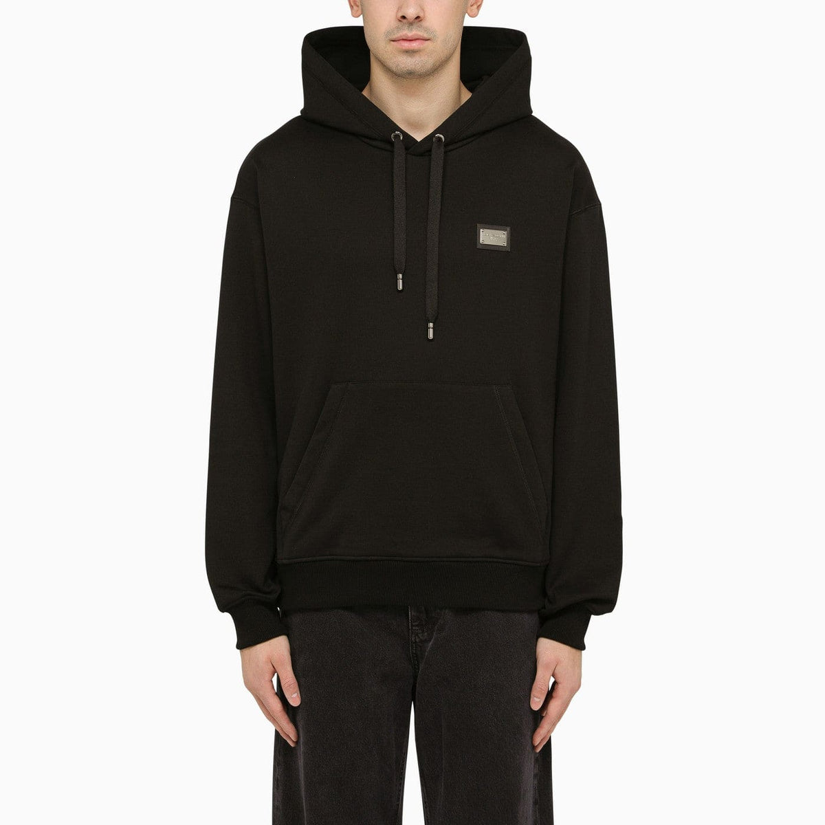 Dolce&Gabbana Black Hoodie With Logo | Banlieue91
