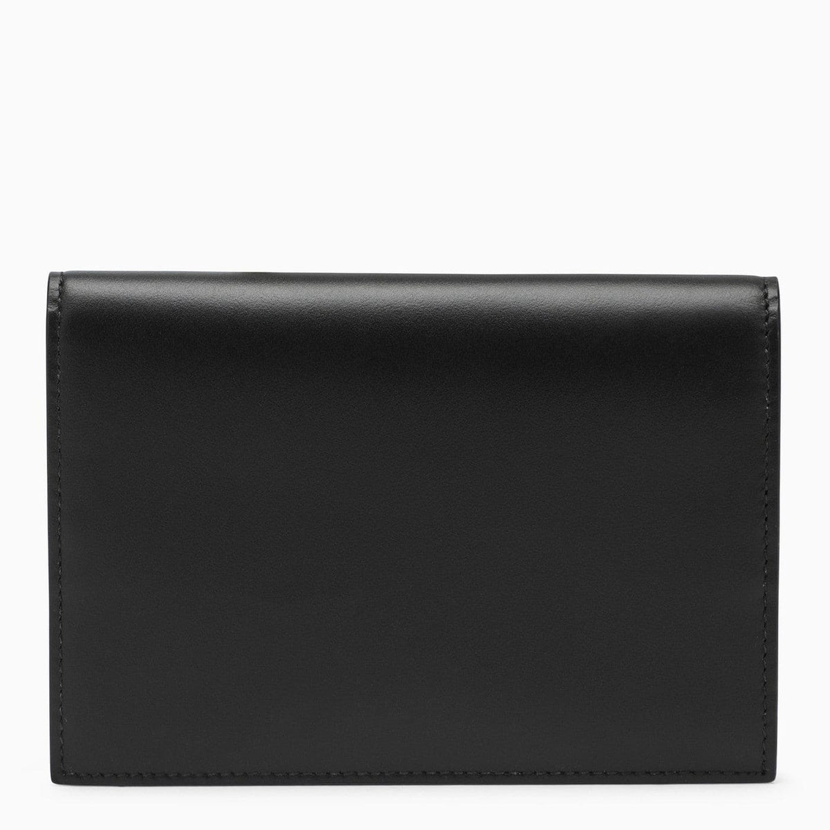Dolce&Gabbana Black Leather Passport Holder With Logoed Plaque | Banlieue91