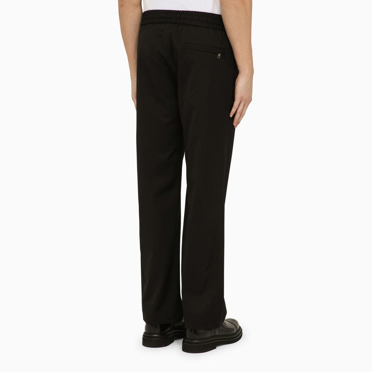 Dolce&Gabbana Black Wool Soft Trousers | Banlieue91