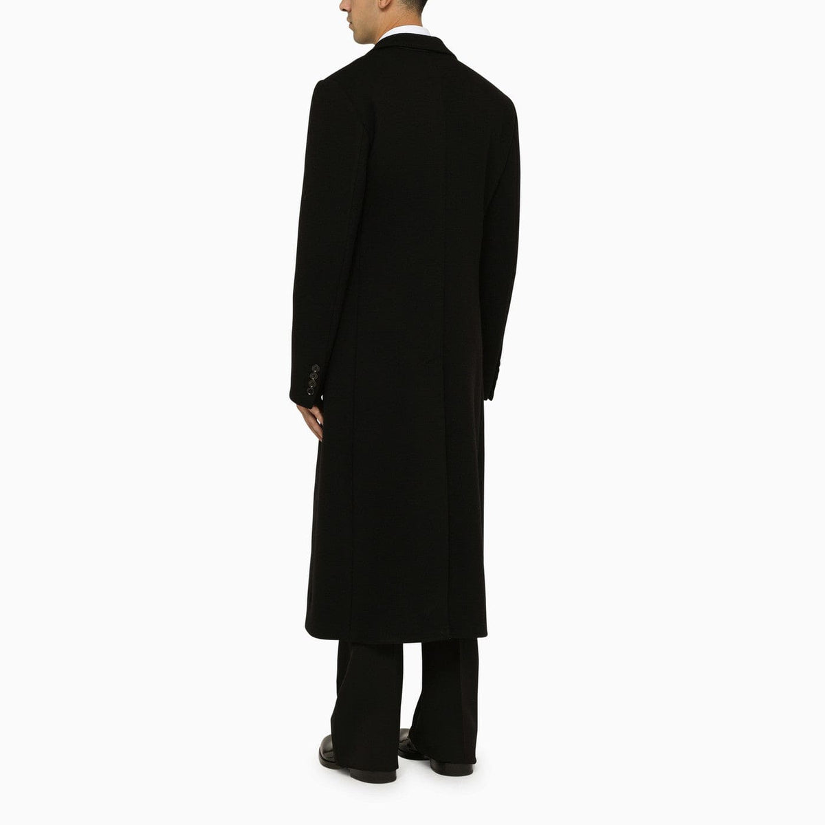 Dolce&Gabbana Black Wool Tailored Coat | Banlieue91