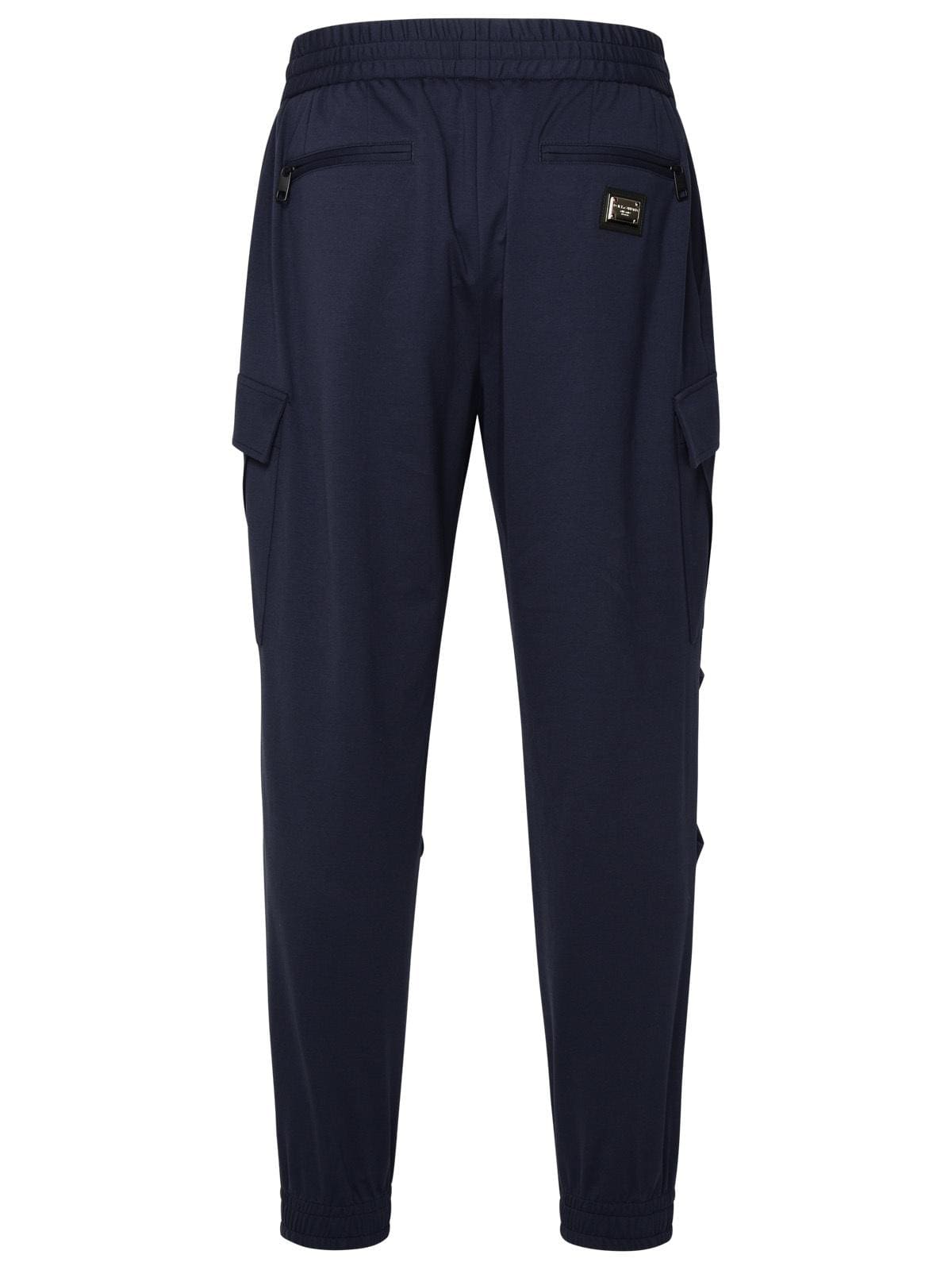 Dolce & Gabbana Blue Cotton Blend Pants | Banlieue91