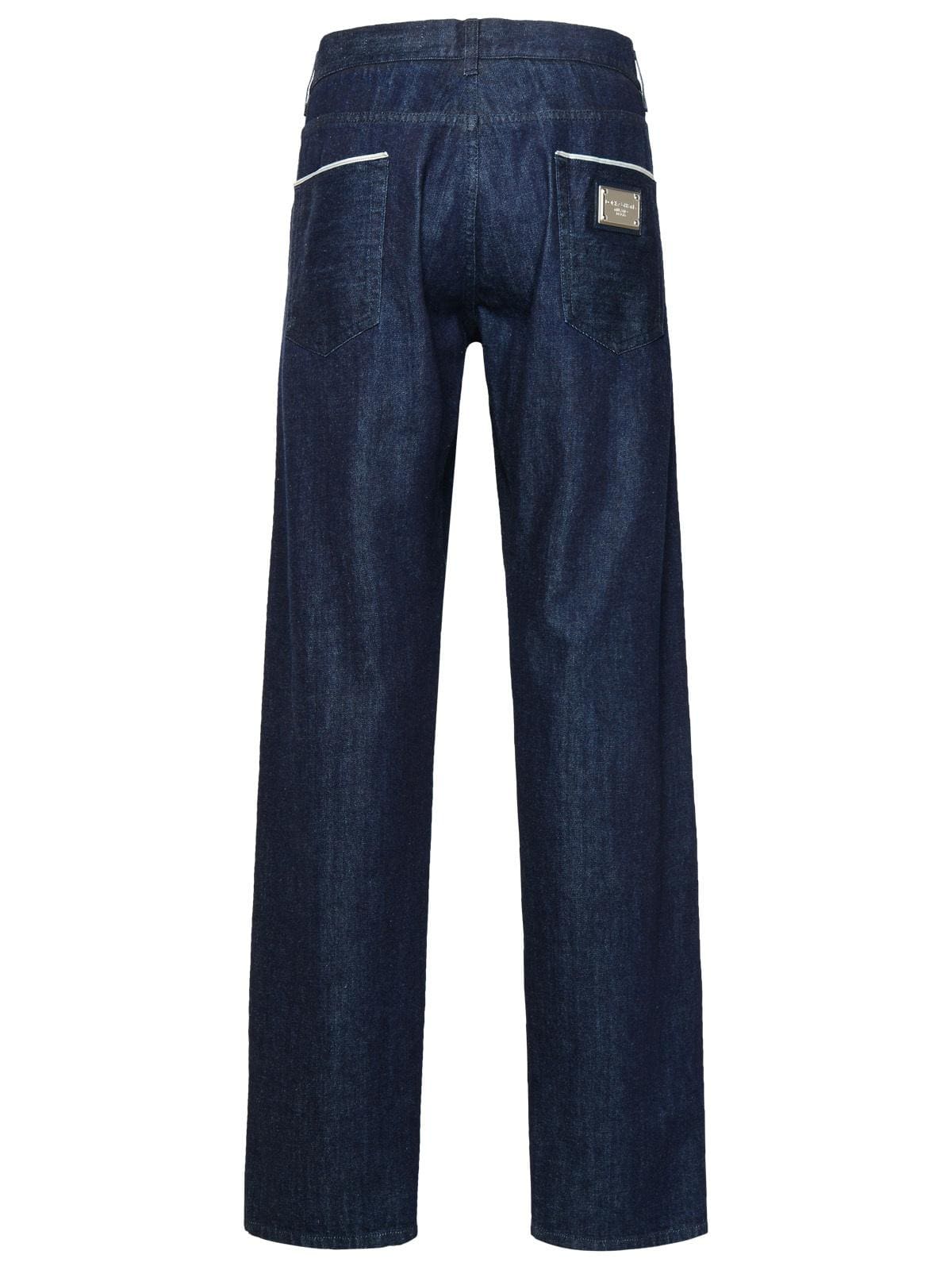 Dolce & Gabbana Blue Cotton Jeans | Banlieue91