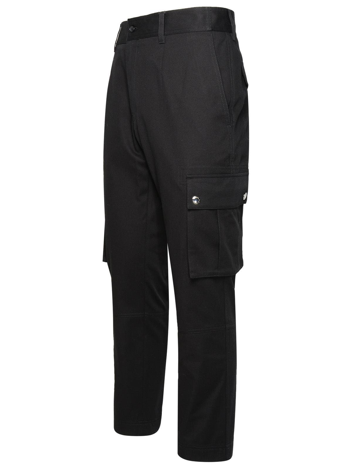 Dolce & Gabbana Cargo Pants In Black Cotton | Banlieue91