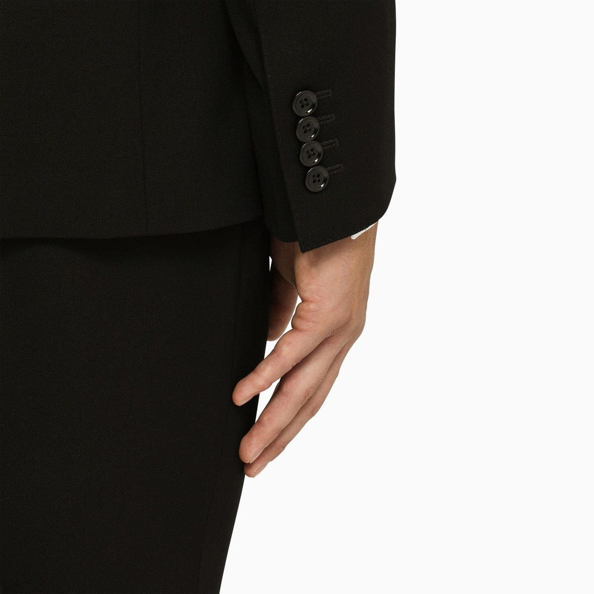 Dolce&Gabbana Classic Single Breasted Black Jacket | Banlieue91