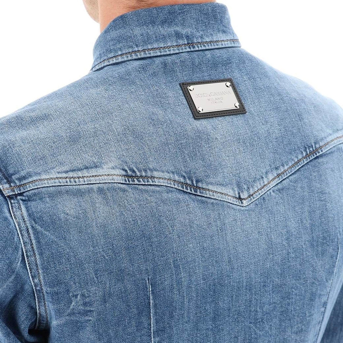 Dolce & Gabbana Cotton Denim Shirt | Banlieue91