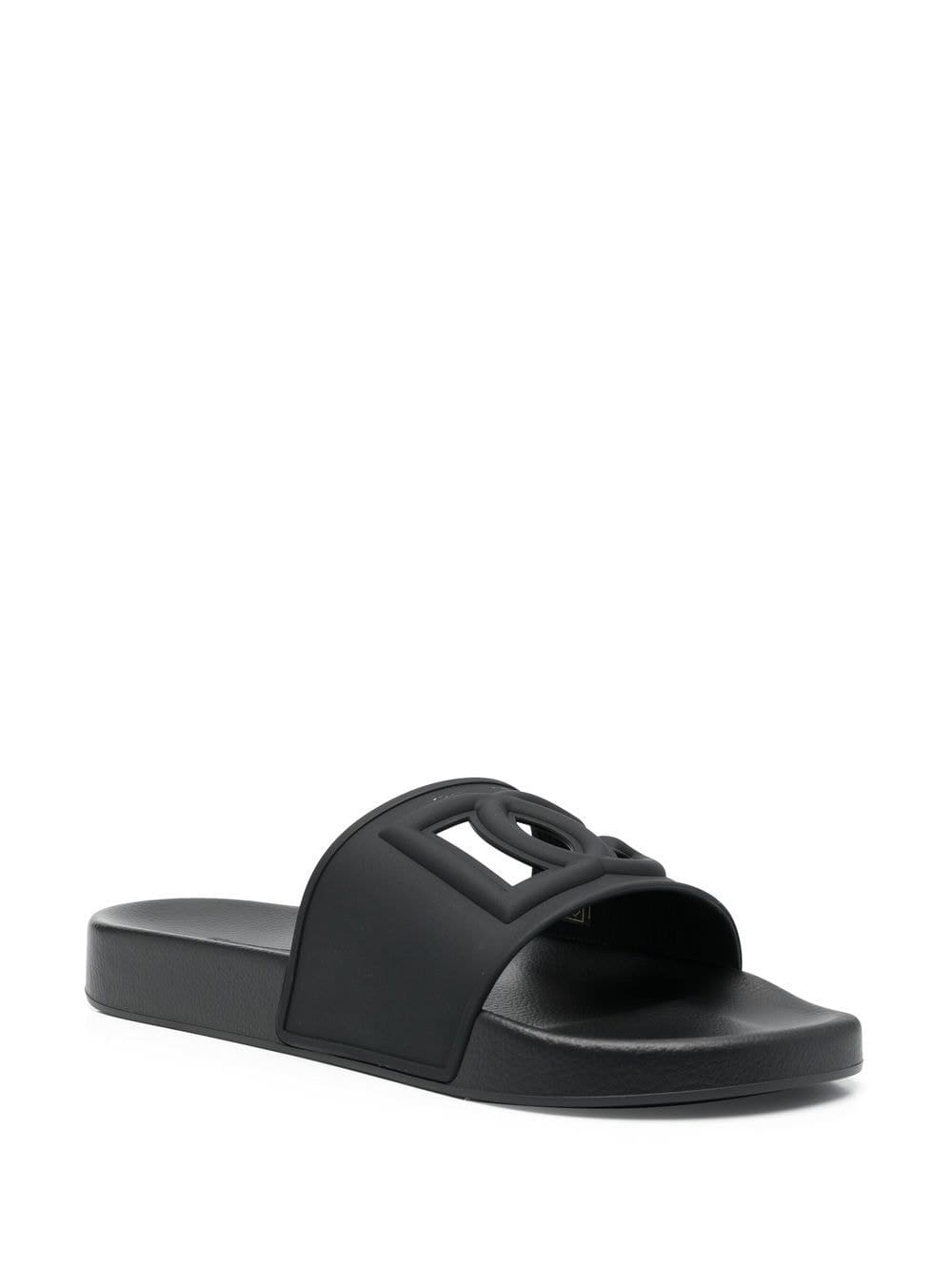 Dolce & Gabbana Dg Logo Beachwear Sliders | Banlieue91